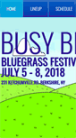 Mobile Screenshot of busybirdbluegrass.com